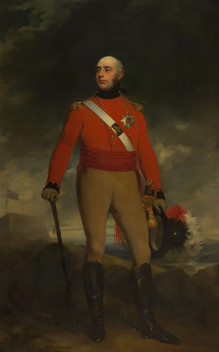 Edward, Duke of Kent (1767-1820) (1818) by Amédée Fauré — original painting reproduced as a hand-painted oil on canvas