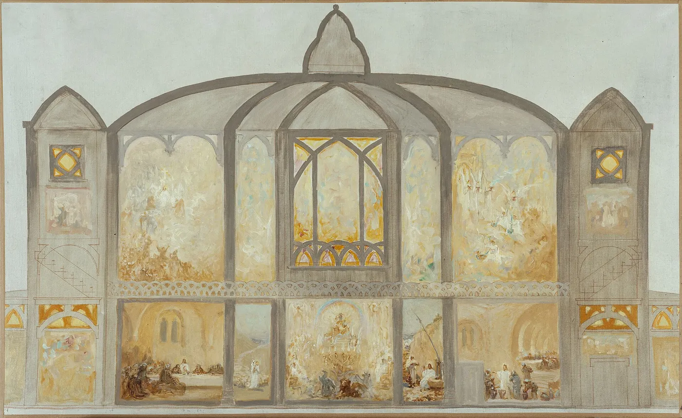 Esquisse pour l’église Saint-Jean de Montmartre — Alfred Plauzeau