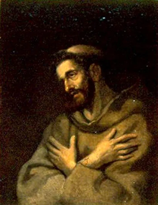 Father Gervacious (1824) by Anne Manning — original painting reproduced as a hand-painted oil on canvas