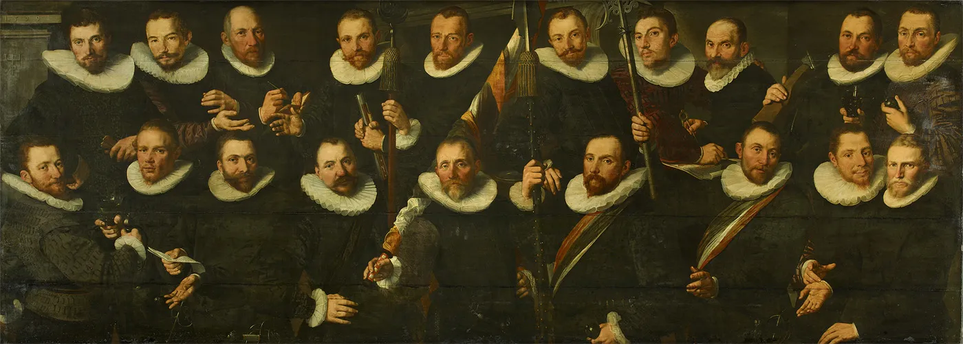 Guardsmen of the Company of Jan de Bisschop and Ensign Pieter Egbertsz. Vinck — Aert Pietersz