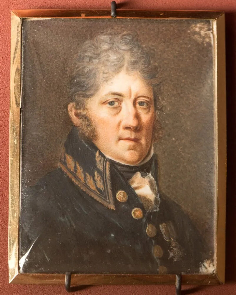 Hampus Elof Mörner, General (1810) by Carl Isak Rylander — original painting reproduced as a hand-painted oil on canvas