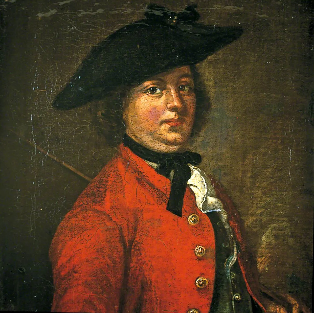 Hannah Snell (1723–1792) (detail) (1750) by Daniel Williamson — original painting reproduced as a hand-painted oil on canvas