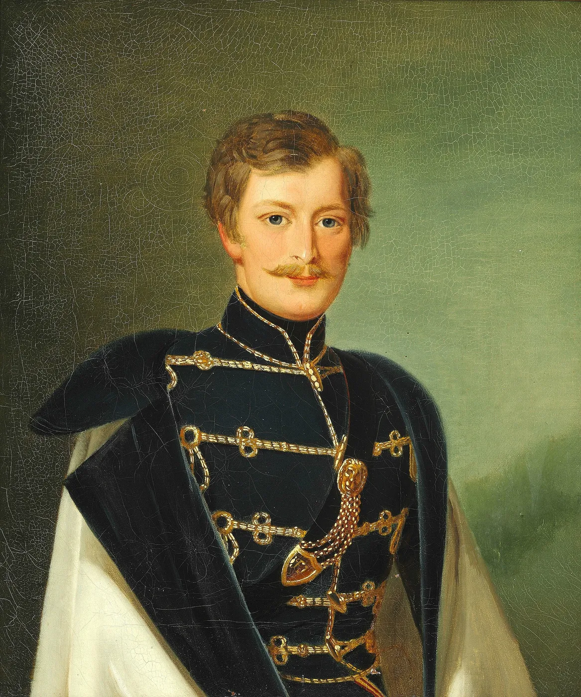 Hartvig Frederik Emil Benzon, Master of the Royal Hunt by Emil Bærentzen — original painting reproduced as a hand-painted oil on canvas