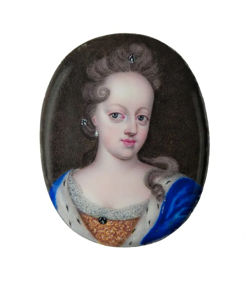 Hedvig Sofia as a child, Queen of Sweden by Erik Utterhielm — original painting reproduced as a hand-painted oil on canvas