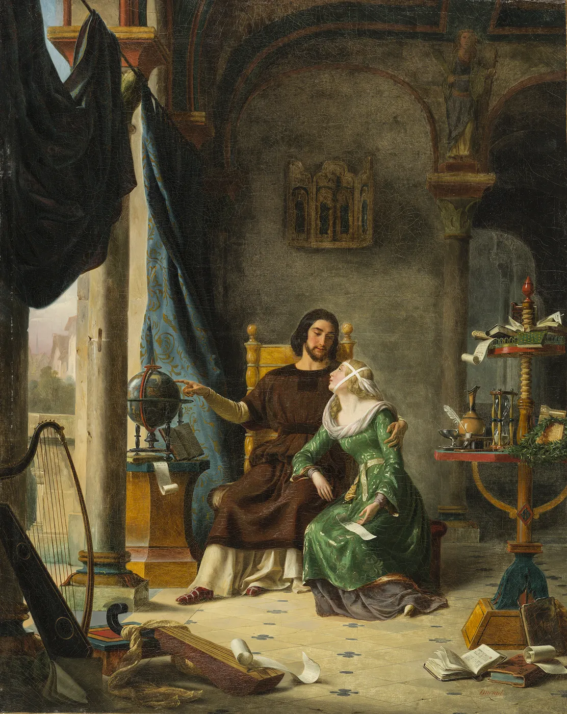 Héloïse and Abelard — Charles Durupt