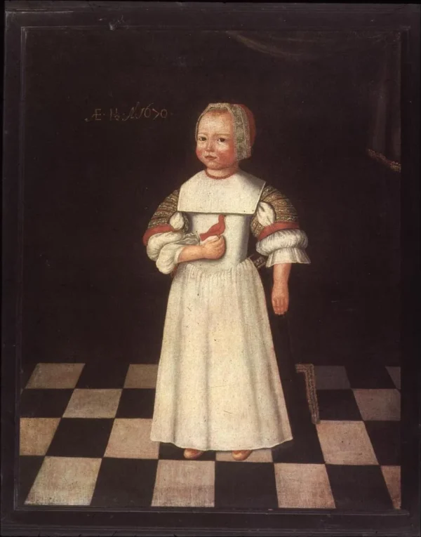 Henry Gibbs (1670) by Freake-Gibbs painter — original painting reproduced as a hand-painted oil on canvas