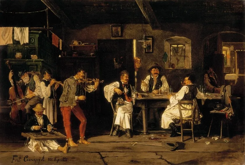 Hungarians Amusing Themselves — Árpád Cserépy