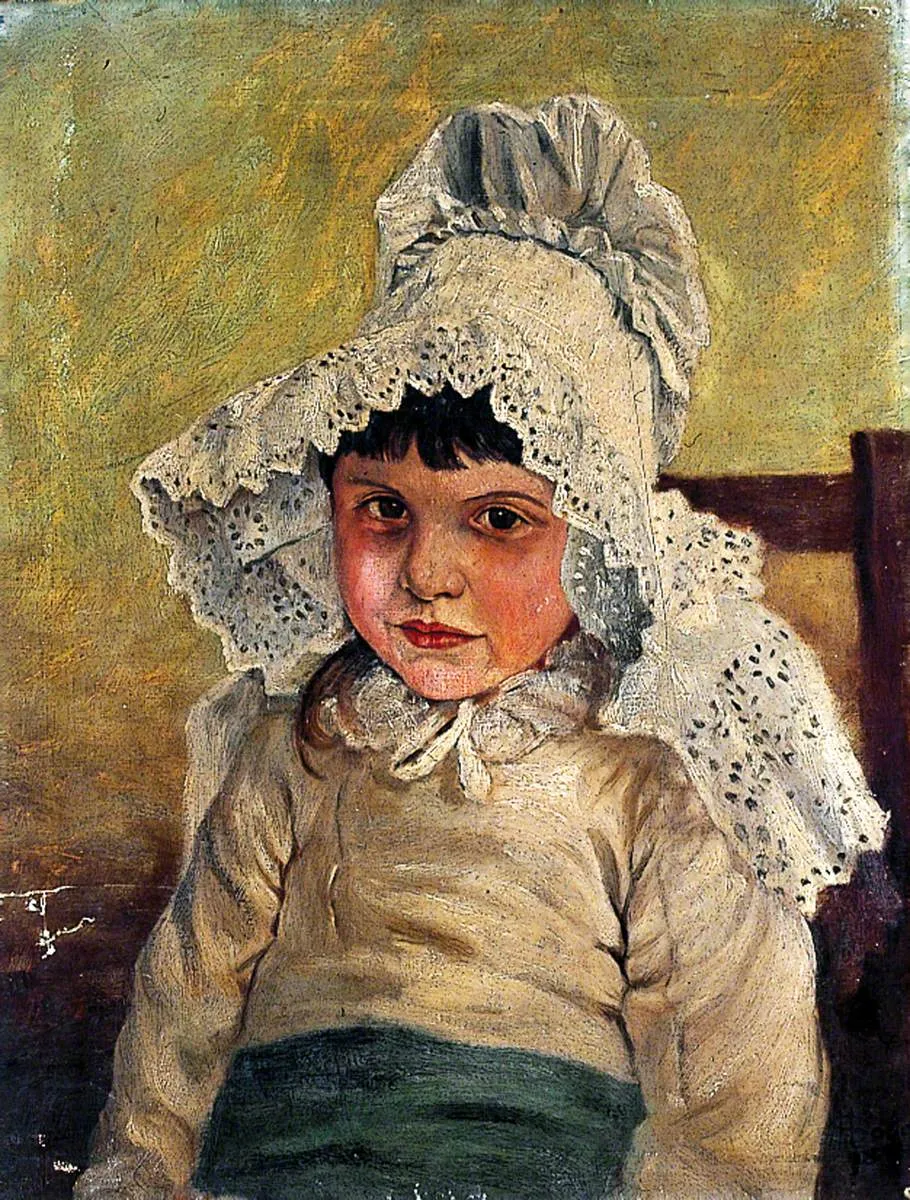 Isabel Douthett (1888) by Alford Usher Soord — original painting reproduced as a hand-painted oil on canvas