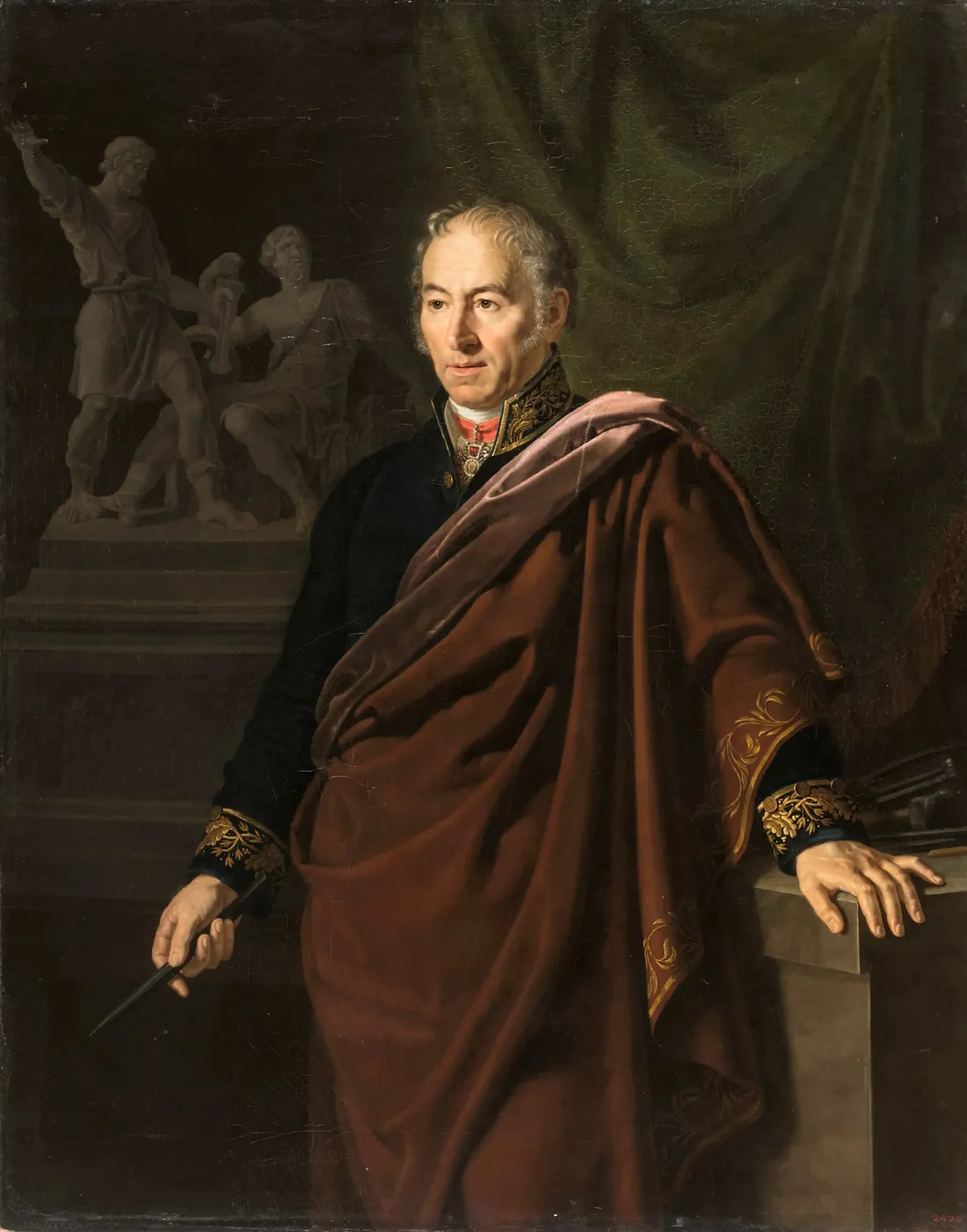 Ivan Martos by Dmitry Antonelli — original painting reproduced as a hand-painted oil on canvas
