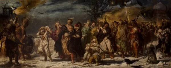 Ivan the Terrible (1875) by Jan Matejko — original painting reproduced as a hand-painted oil on canvas