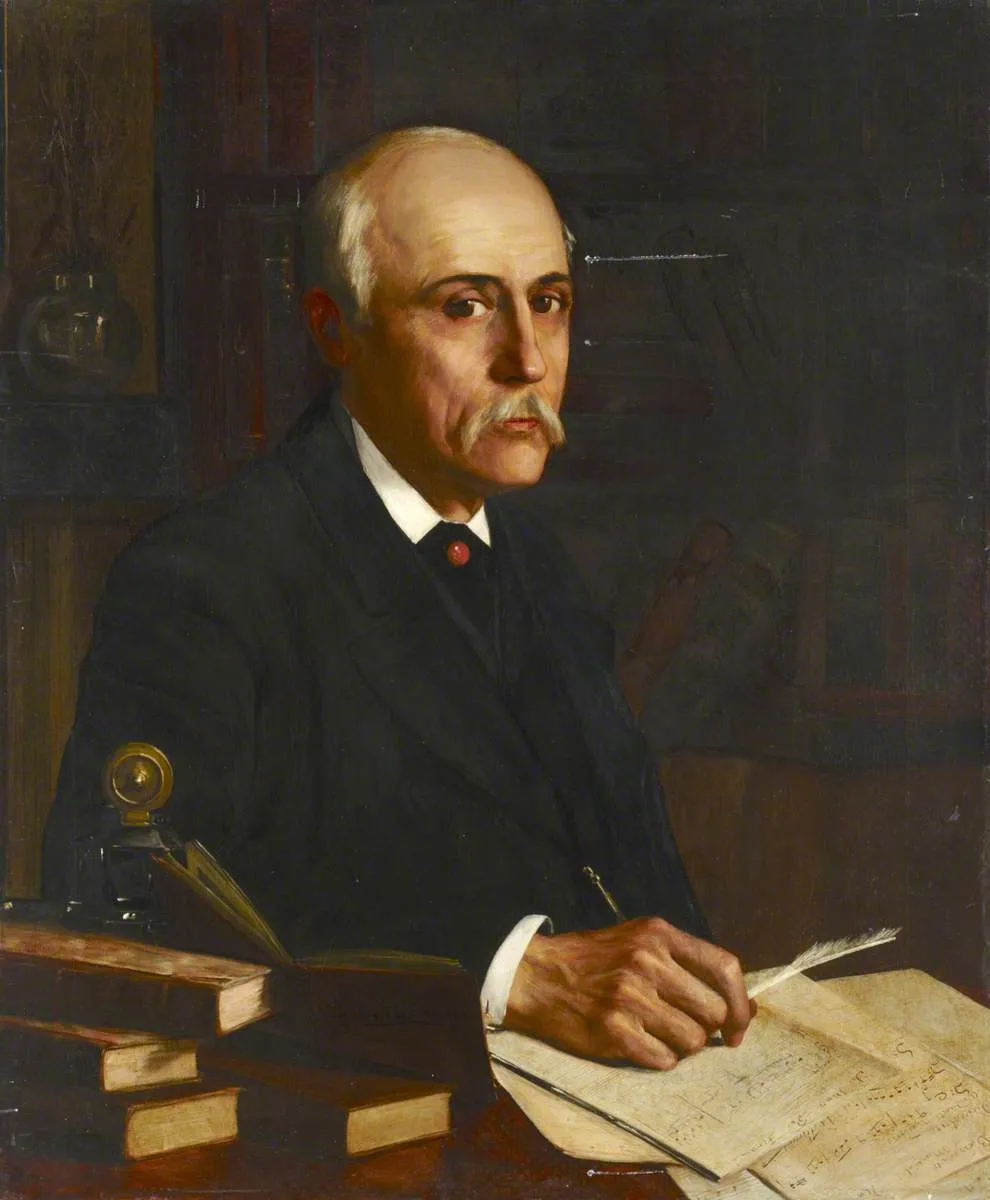 Jacob Adam Kappey (1826–1908) (1891) by Constant de Bruycker — original painting reproduced as a hand-painted oil on canvas