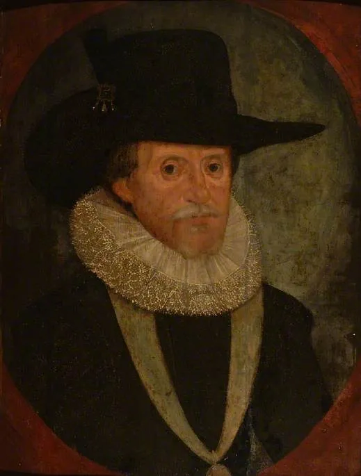 James I (1566–1625) (1603) by Barend van Someren — original painting reproduced as a hand-painted oil on canvas