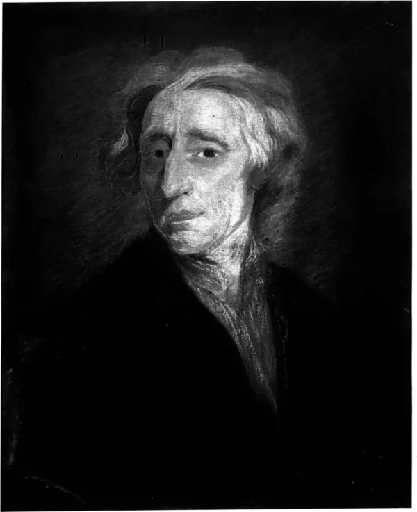 John Locke (1632-1704) by Edward Luttrell — original painting reproduced as a hand-painted oil on canvas