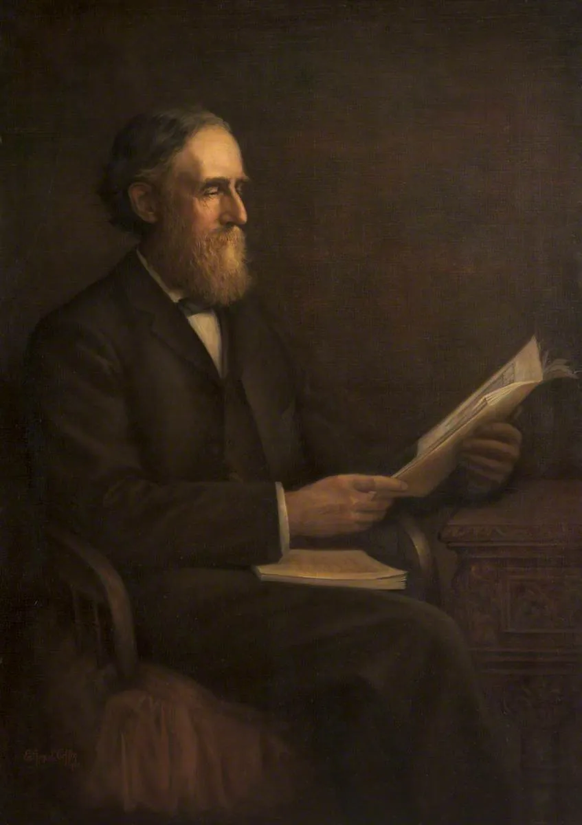 John Pennington Thomasson (1841–1904) (1905) by Esther Lawton Coffin — original painting reproduced as a hand-painted oil on canvas