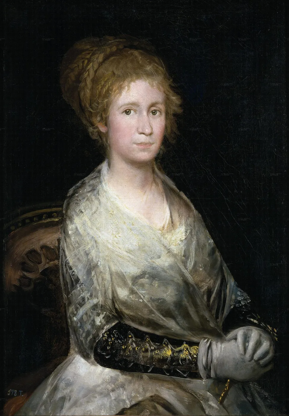 Josefa Bayeu (1814) by Francisco Goya — original painting reproduced as a hand-painted oil on canvas