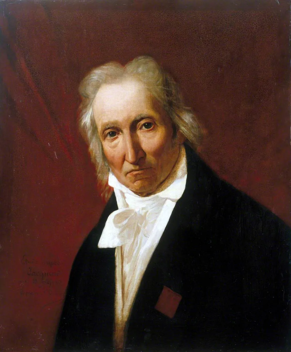 Joseph Marie Jacquard (copy after Claude Bonnefond) (1850) by François Lépagnez — original painting reproduced as a hand-painted oil on canvas
