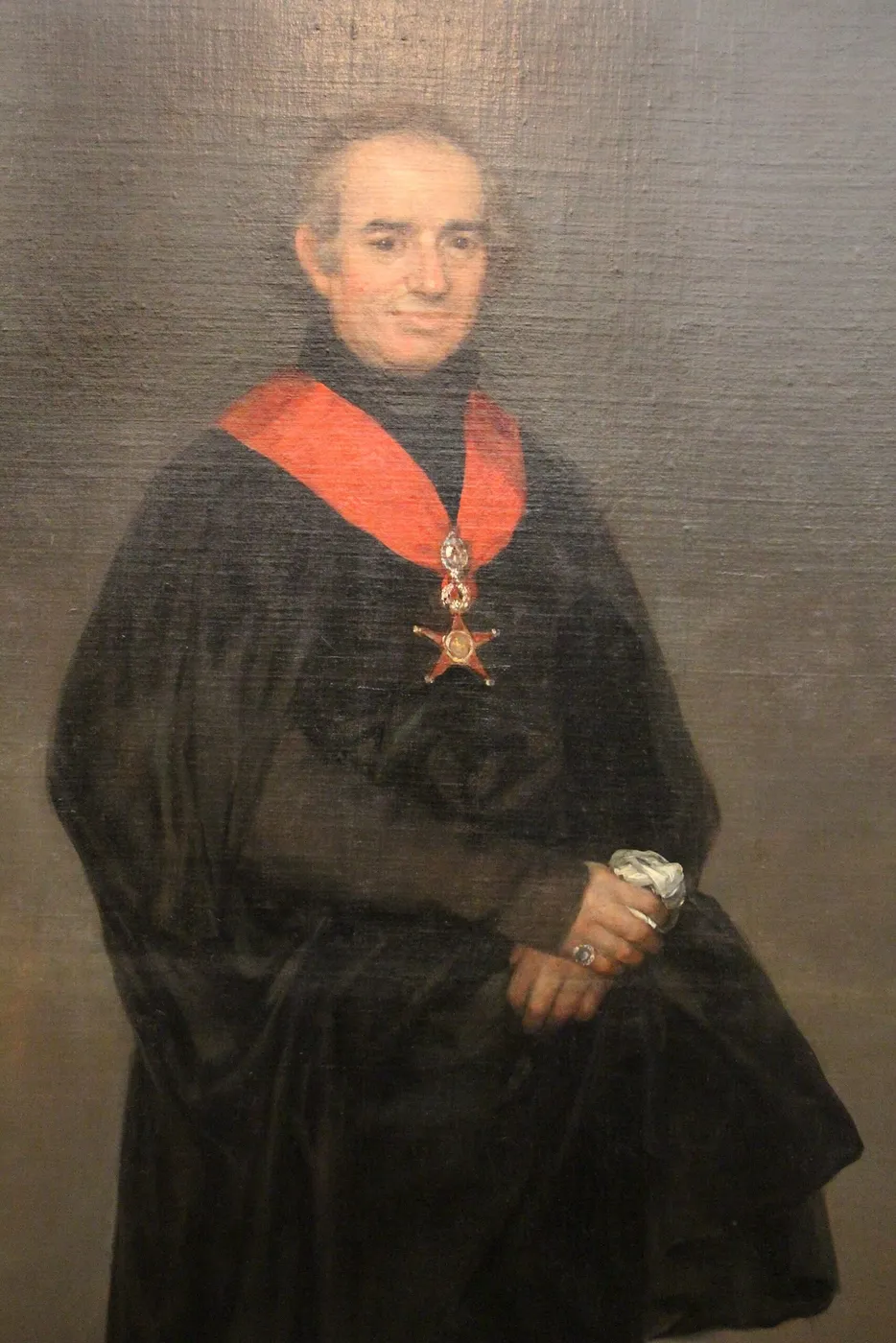 Juan Antonio Llorente (1850) by Francisco Goya — original painting reproduced as a hand-painted oil on canvas