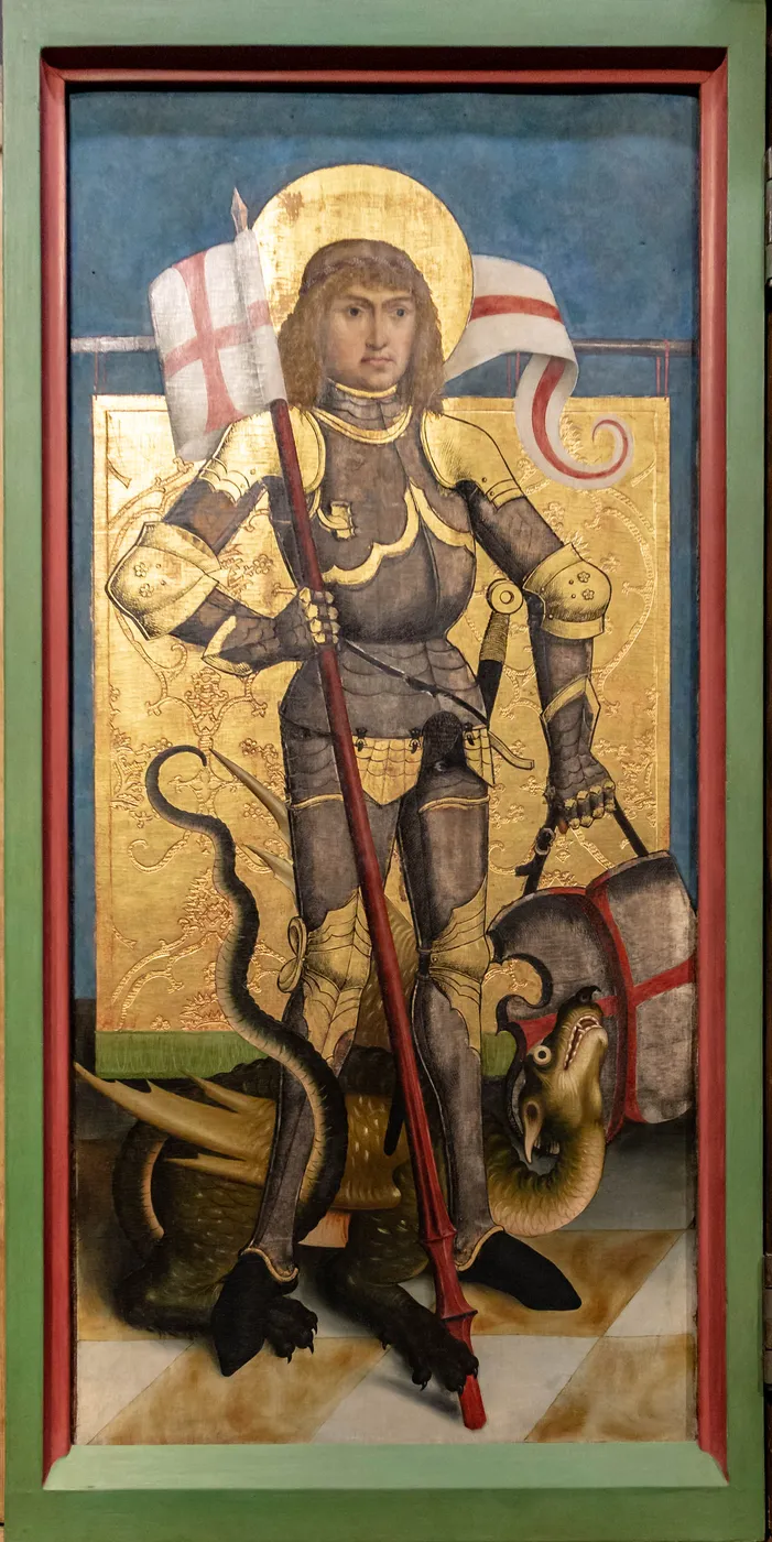 Kilchberg altar: Saint George — Bartholomäus Zeitblom