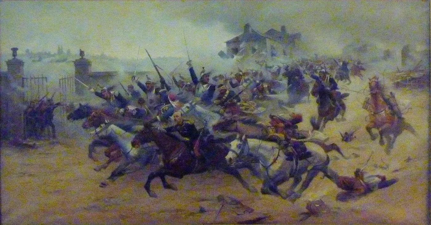 La Charge d’Alincourt — Antoine Gabriel Gaston Claris