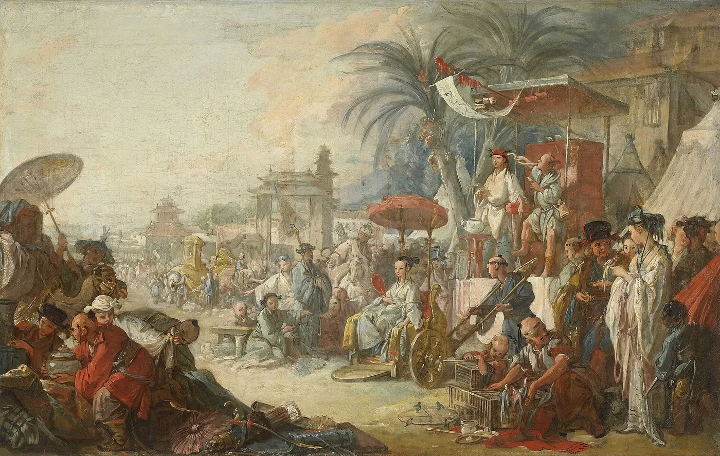 La Foire chinoise — François Boucher