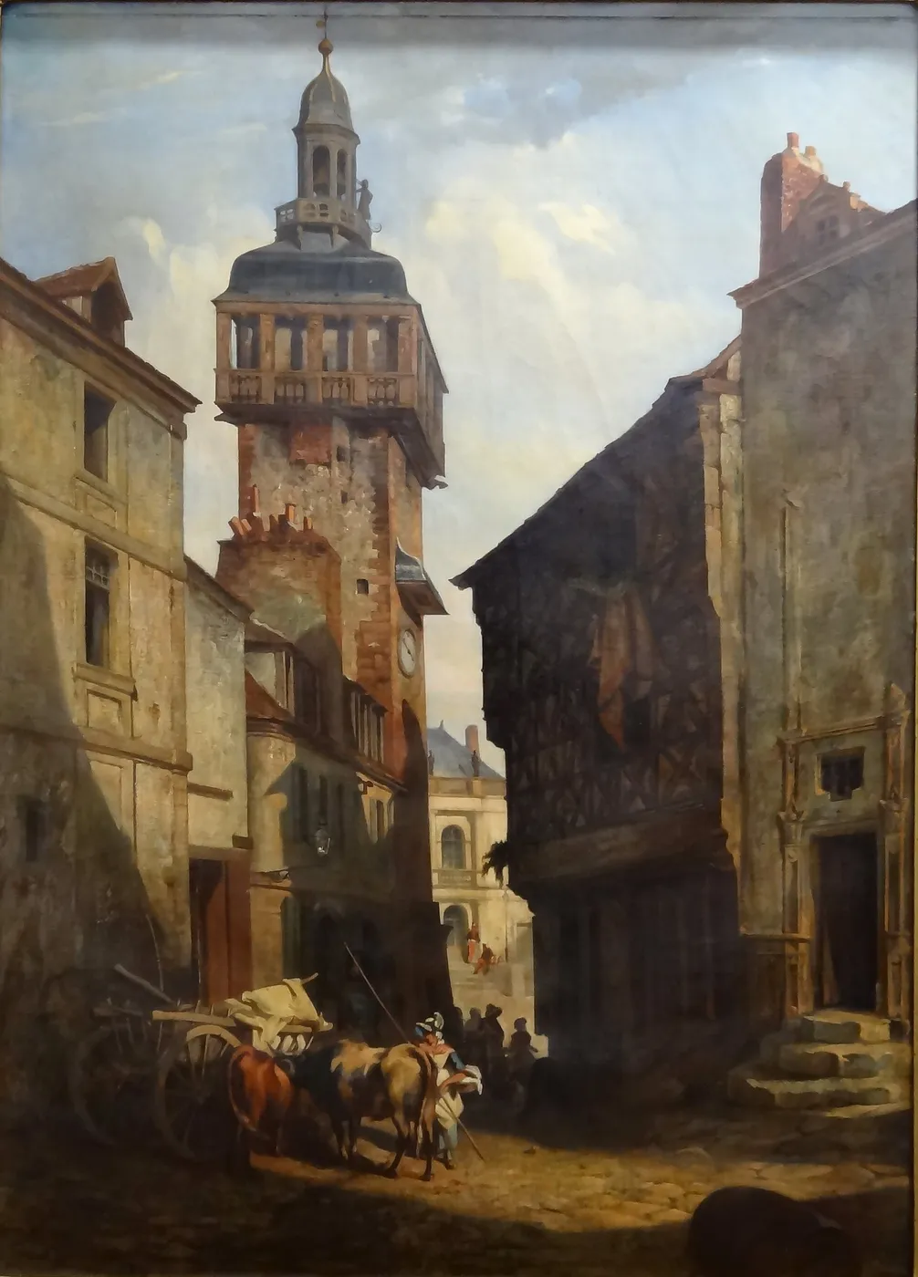 Le Jacquemart by Anatole Dauvergne — original painting reproduced as a hand-painted oil on canvas