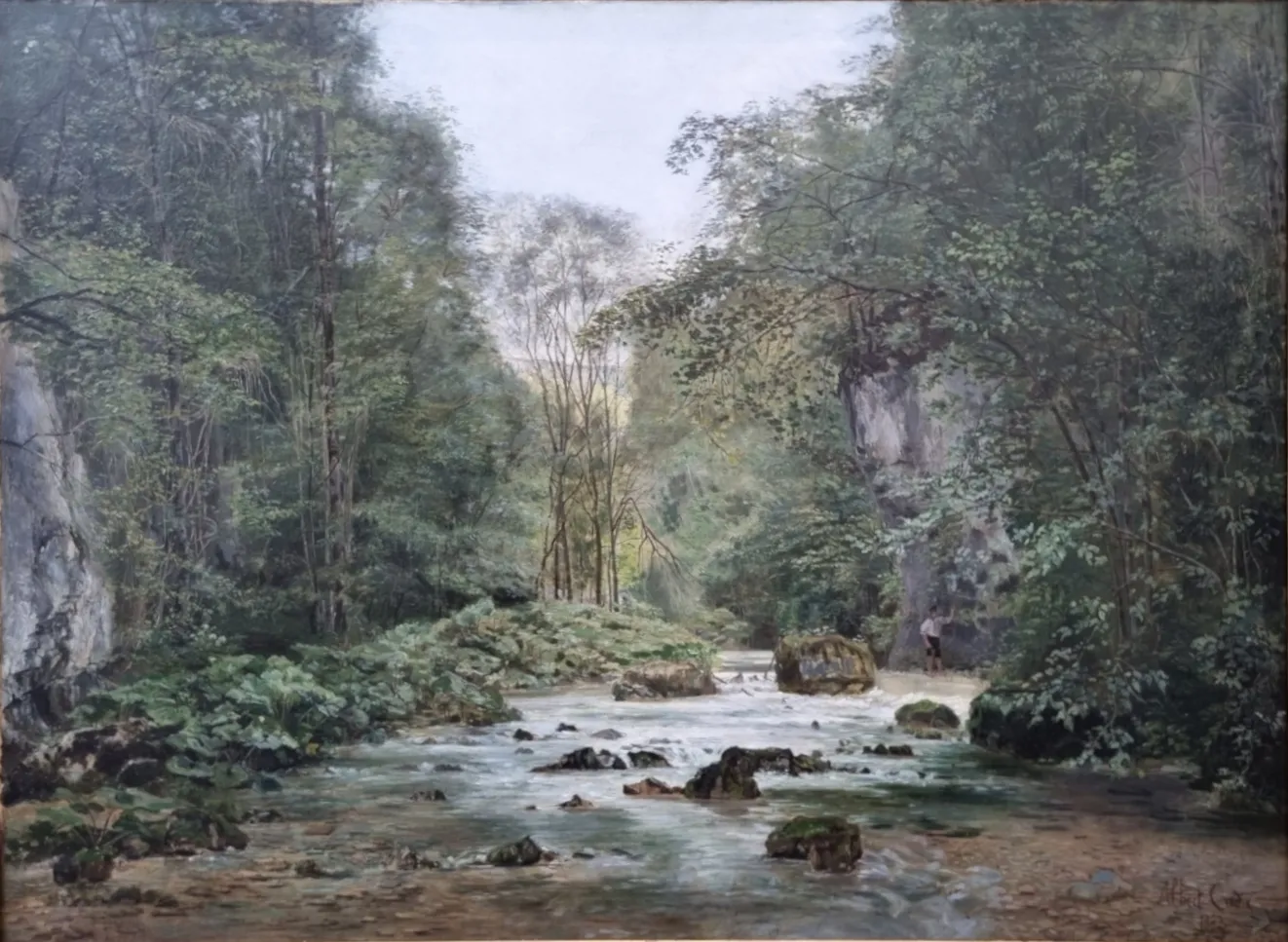 Le Matin au Puits Noir by Albert Cadix — original painting reproduced as a hand-painted oil on canvas