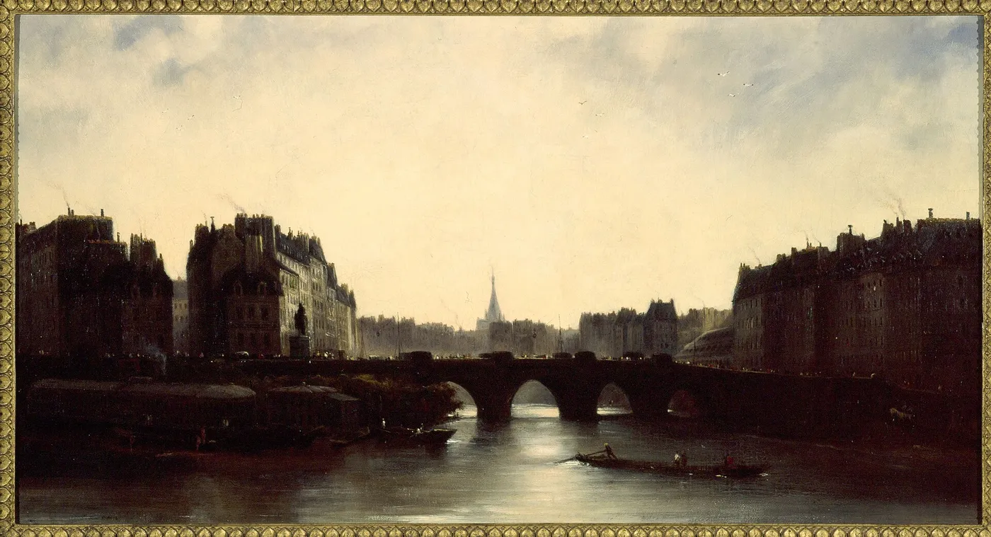 Le Pont-Neuf et l’Ile de la Cité — Adolphe-Hippolyte Couveley