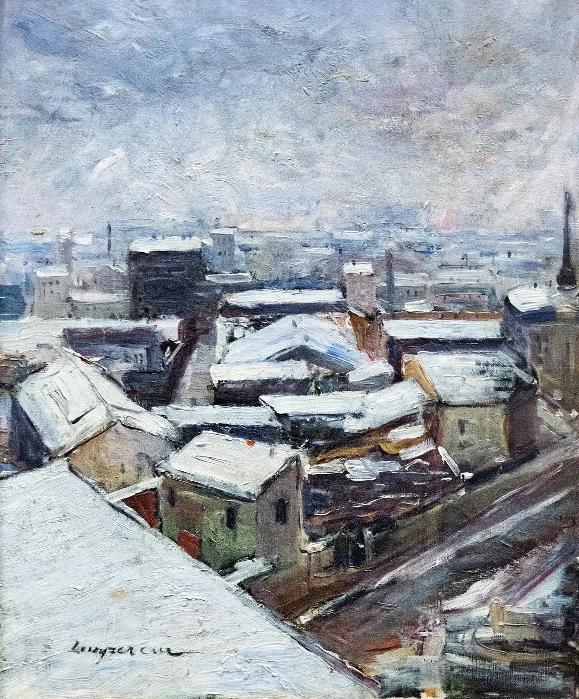 Les toits de Paris vus de Montmartre - Edmond Lempereur — Edmond Lempereur