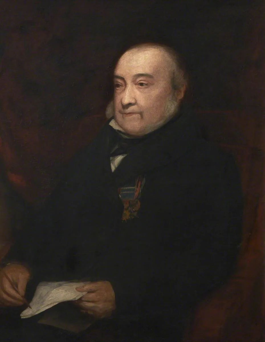 Lieutenant Colonel Charles Hamilton Smith (1776–1859) by Edward Opie — original painting reproduced as a hand-painted oil on canvas