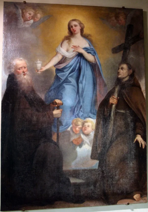 Magdalena and Saints by Agostino Veracini — original painting reproduced as a hand-painted oil on canvas