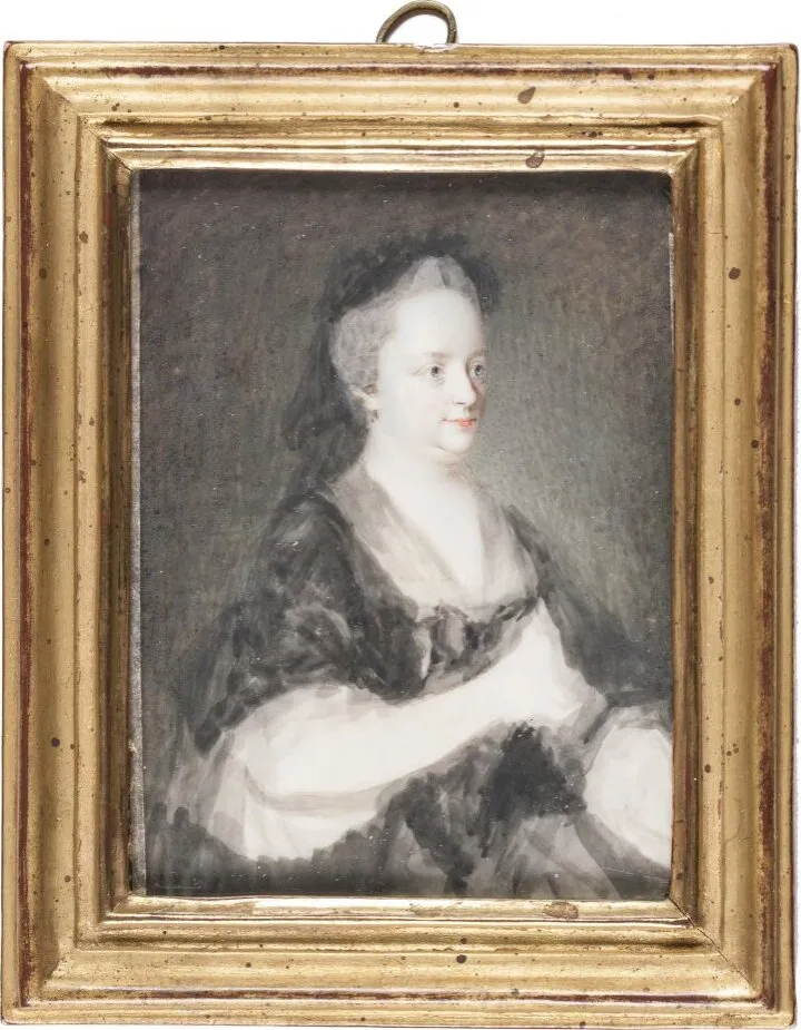 Maria Theresia, Empress of the Holy Roman Empire (1766) by Eusebius Johann Alphen — original painting reproduced as a hand-painted oil on canvas