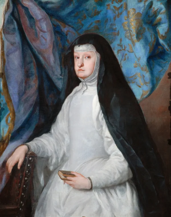 Mariana of Austria (1634–1696), Queen of Spain (1688) by Claudio Coello — original painting reproduced as a hand-painted oil on canvas