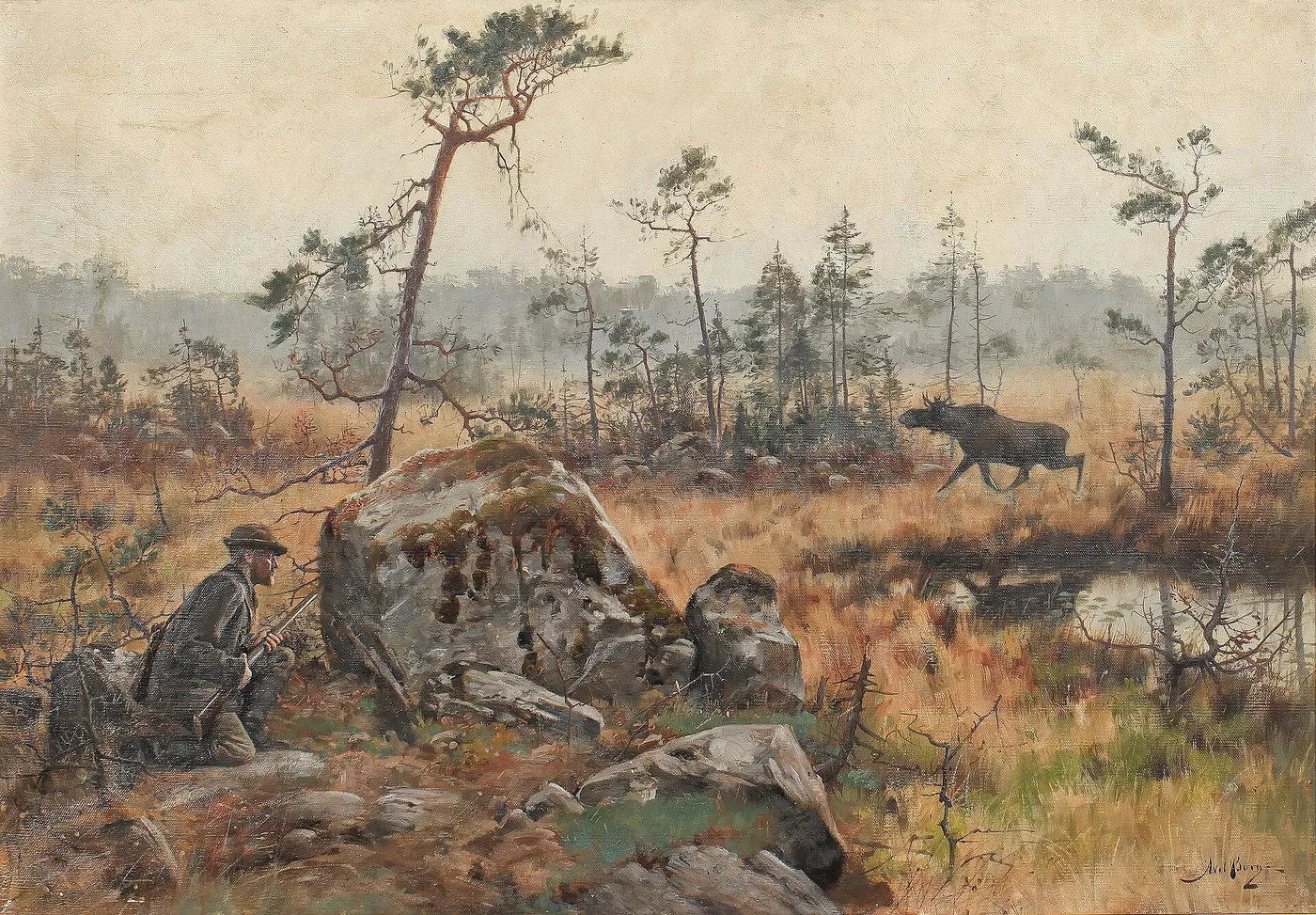 Moose hunt — Axel Borg