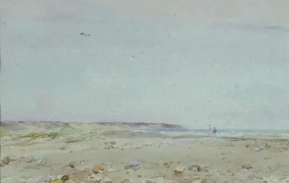 Muddiford by Claude Hayes — original painting reproduced as a hand-painted oil on canvas
