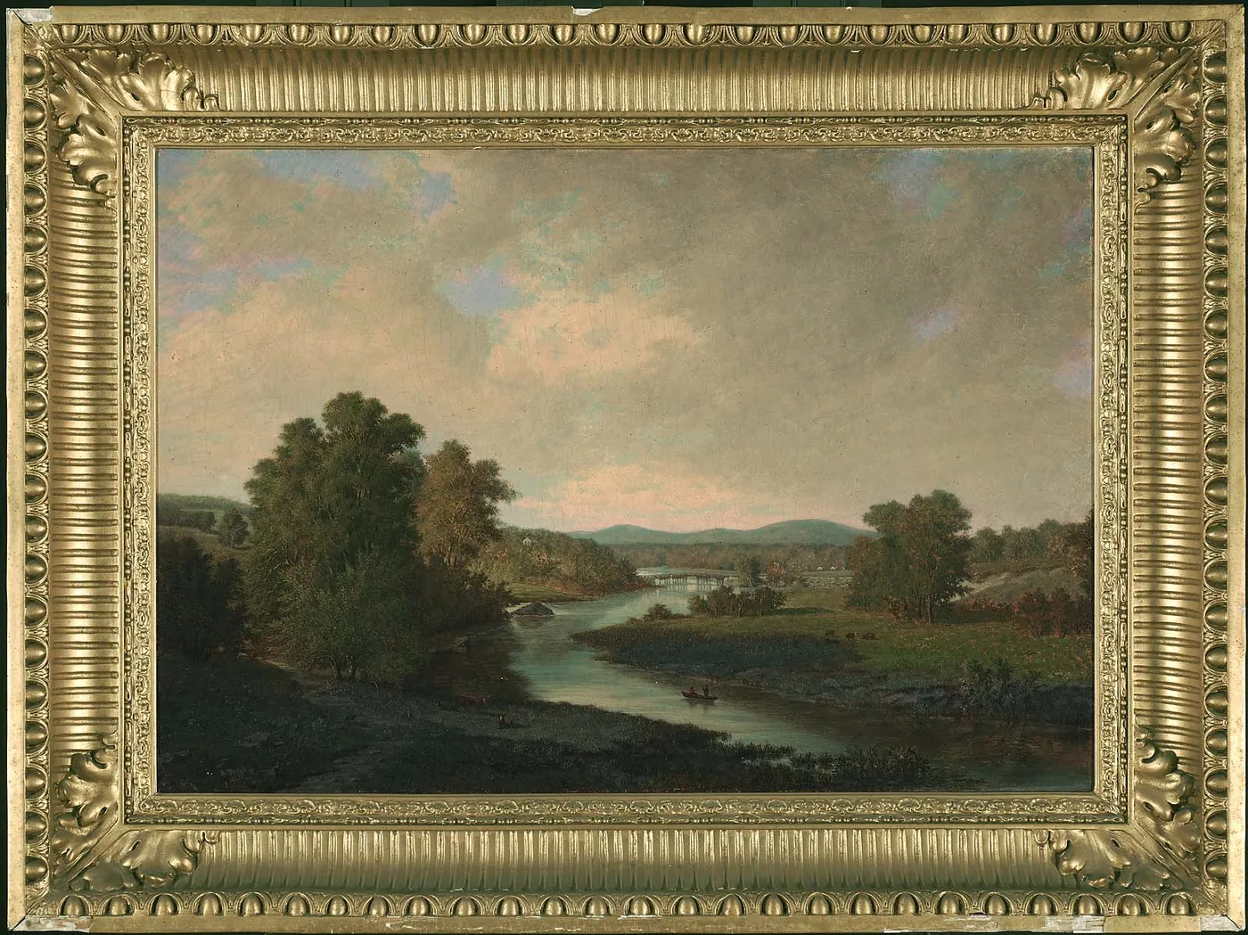 Neponset River (1863) by Benjamin Smith Rotch — original painting reproduced as a hand-painted oil on canvas
