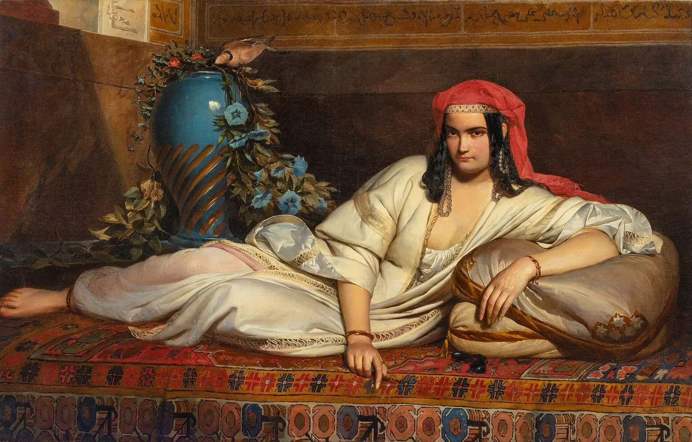 Odalisque (The Almeh) — Edouard De Bièfve