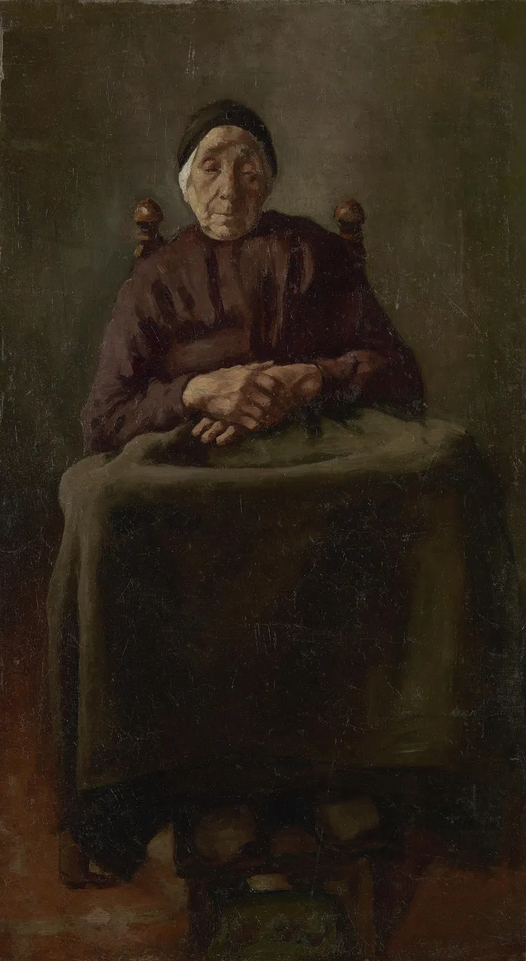 Old Drenthe Woman — Anthon van Rappard