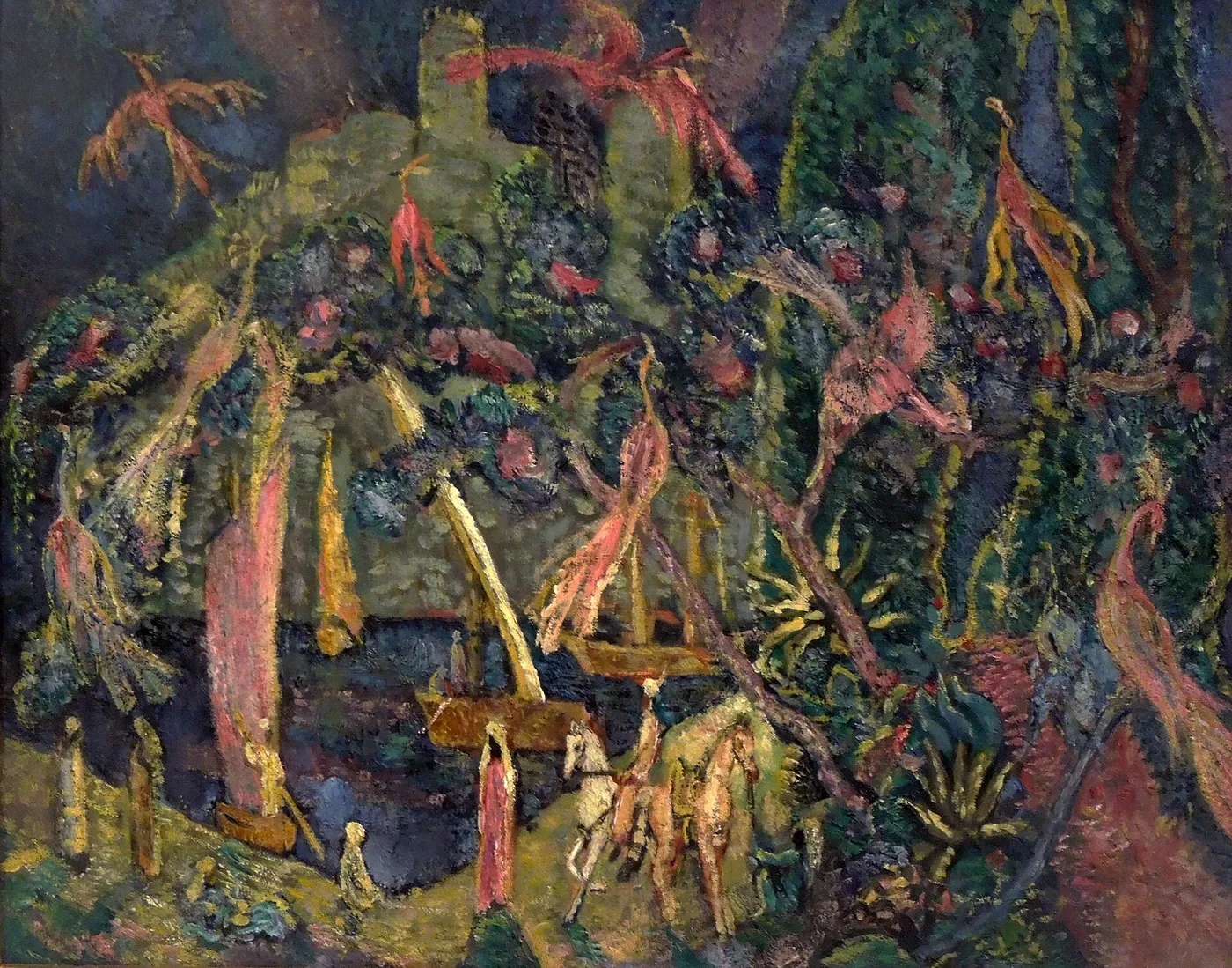 Oriental Fairy Tale (1910) by Eugen von Kahler — original painting reproduced as a hand-painted oil on canvas