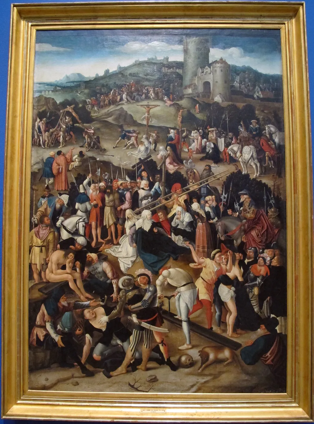 Passion of Christ (1535) by Cornelis Engebrechtsz. — original painting reproduced as a hand-painted oil on canvas