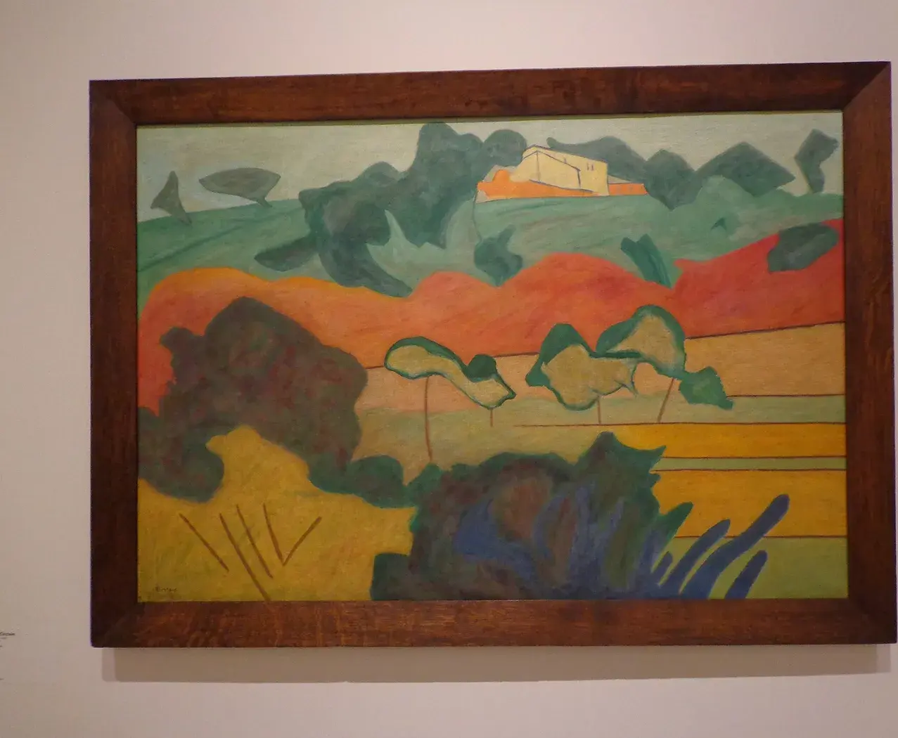 Paysage (1950) by Alfred Kirstein — original painting reproduced as a hand-painted oil on canvas