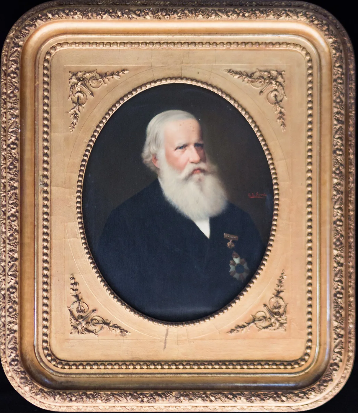 Pedro II (13) (1888) by Ernst Nowak — original painting reproduced as a hand-painted oil on canvas