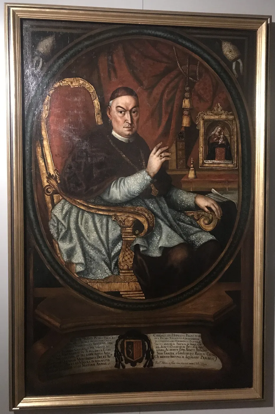 Pedro Ponce Carrasco (1769) by Francisco Albán — original painting reproduced as a hand-painted oil on canvas