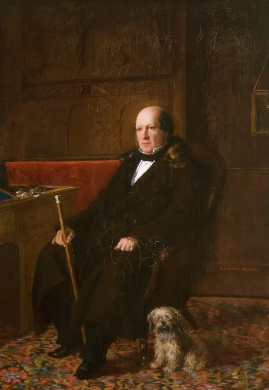 Peyton Blakiston (1853) by Douglas Yeoman Blakiston — original painting reproduced as a hand-painted oil on canvas
