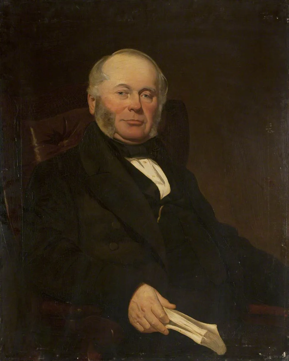 Phillip Park (1856) by Alfred Borron Clay — original painting reproduced as a hand-painted oil on canvas