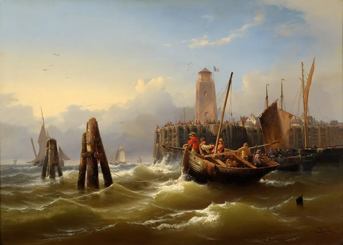 Port of Dunkrik — Eduard Schmidt