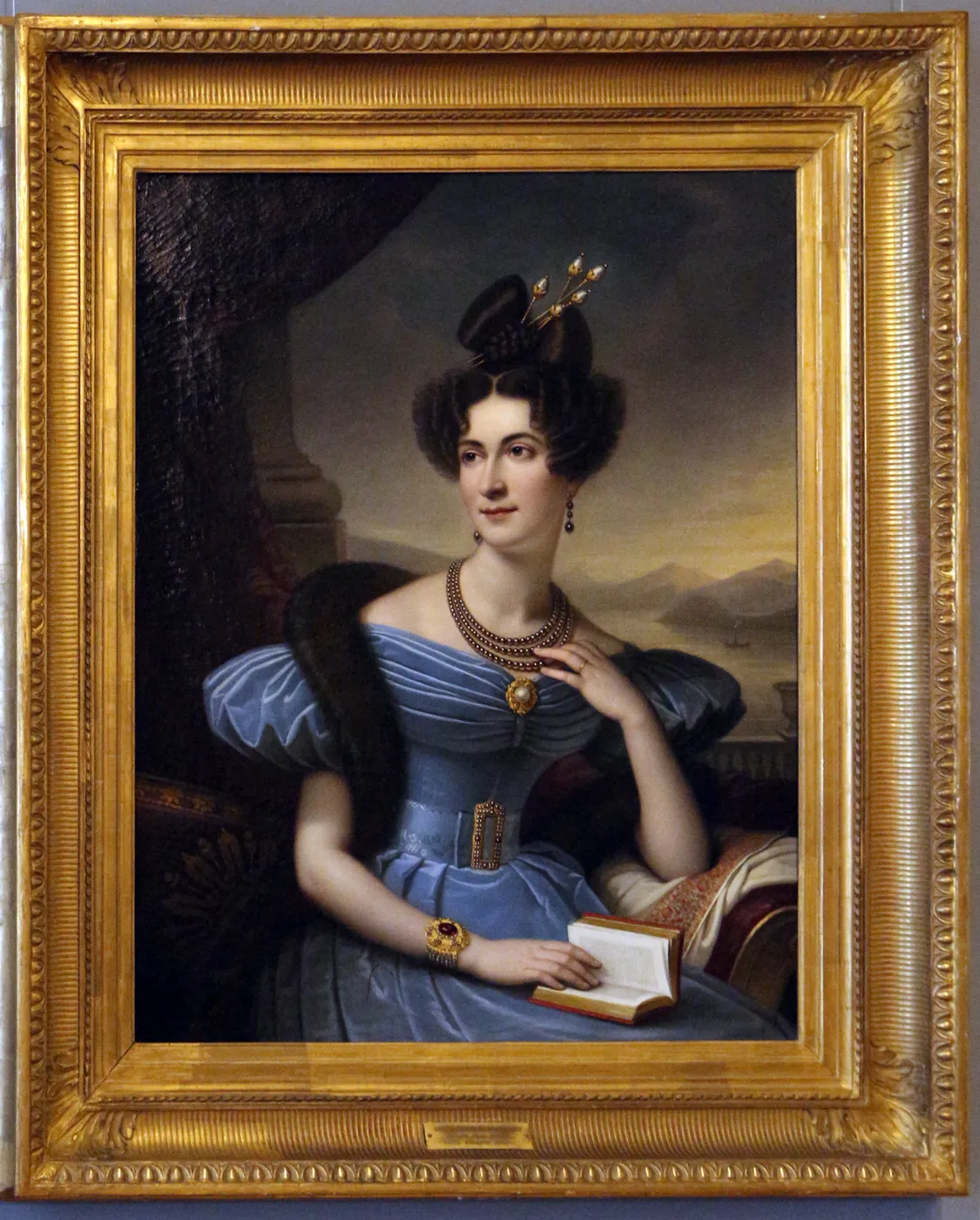 Portrait de Catherine Thérèse Emilie Sellière, comtesse Sommariva (1833) by Charles Boulanger de Boisfremont — original painting reproduced as a hand-painted oil on canvas
