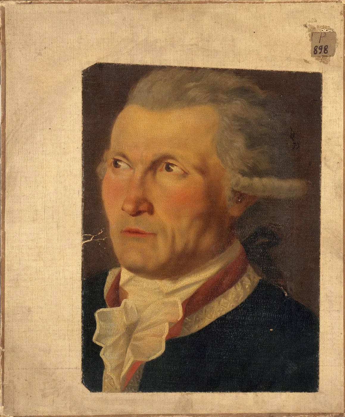 Portrait d’inconnu (Denis Le Roy ?) (1780) by Denis-Sébastien Leroy — original painting reproduced as a hand-painted oil on canvas