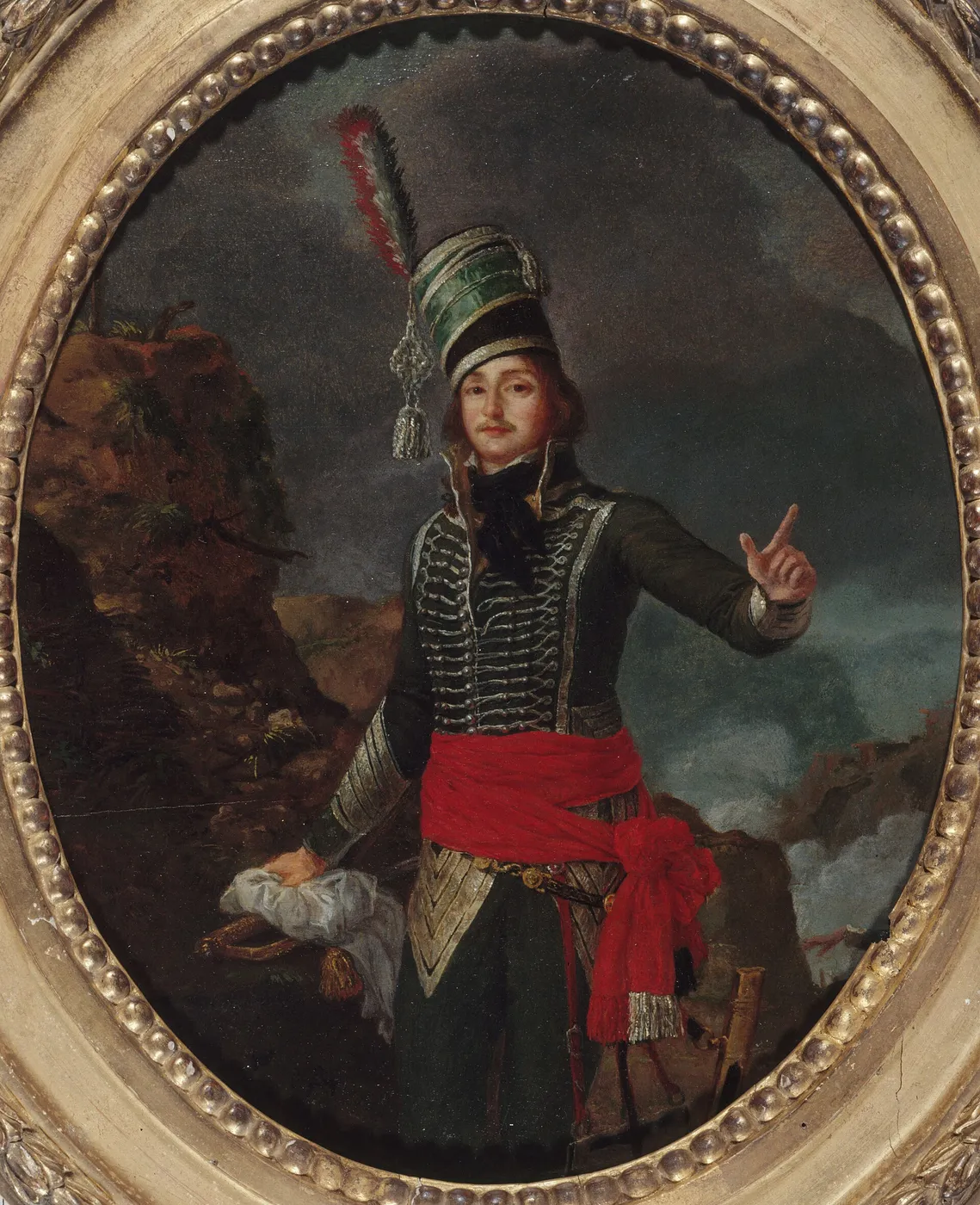 Portrait du général François Marceau des Graviers (1769-1796) (1796) by Antoine Louis François Sergent dit Sergent-Marceau — original painting reproduced as a hand-painted oil on canvas