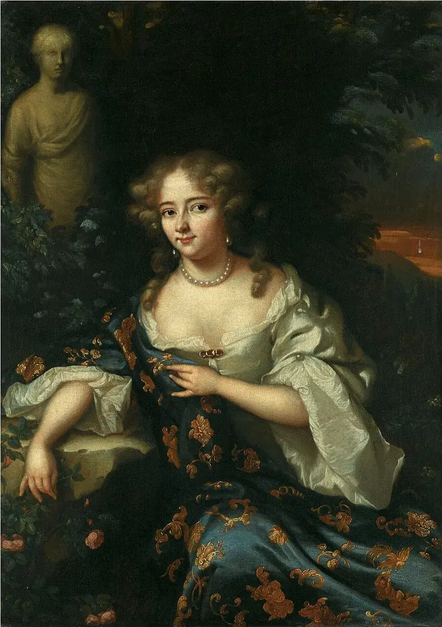 Portrait of a Lady (1675) by Aleijda Wolfsen — original painting reproduced as a hand-painted oil on canvas