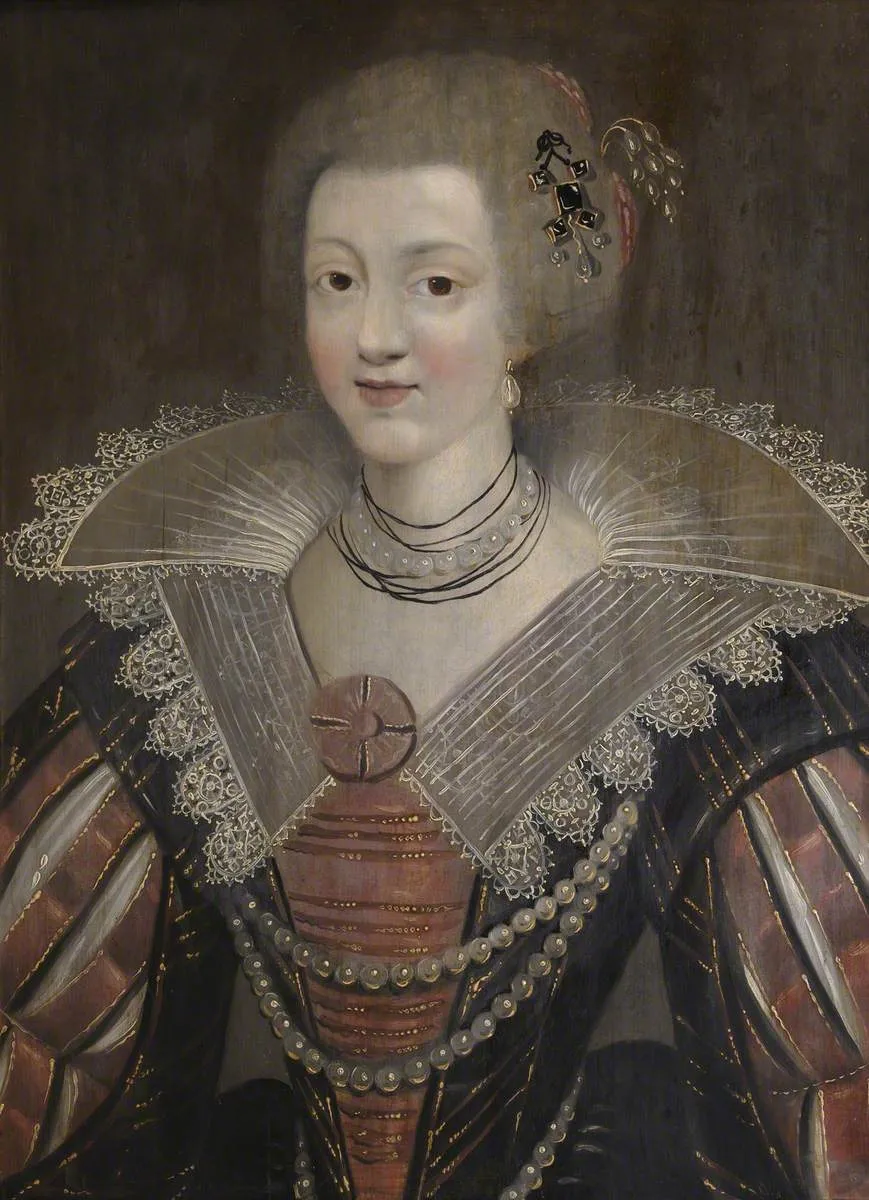 Portrait of a Lady by Balthazar Gerbier — original painting reproduced as a hand-painted oil on canvas